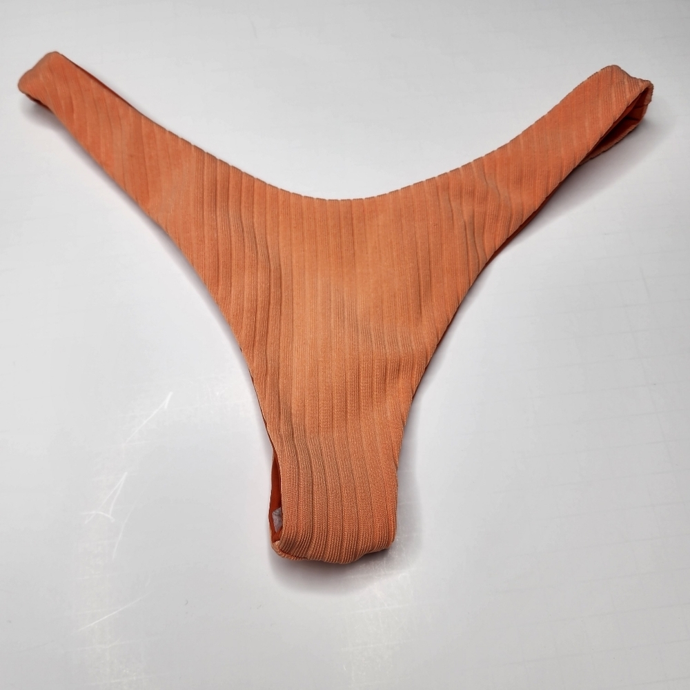 NEW FAE HOUSE Zenith Bikini Bottoms Peach Orange Small